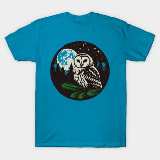 Owl at Night T-Shirt